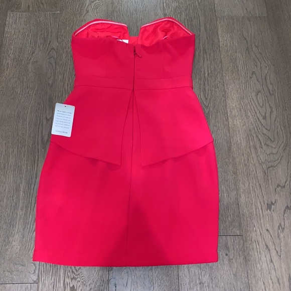 ADELYN RAE Mini Strapless Dress. US S. Pink. - Picture 2 of 3